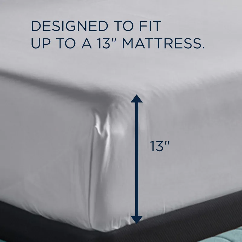 Linens TEMPUR Classic Cotton Sheet Set Cool Gray