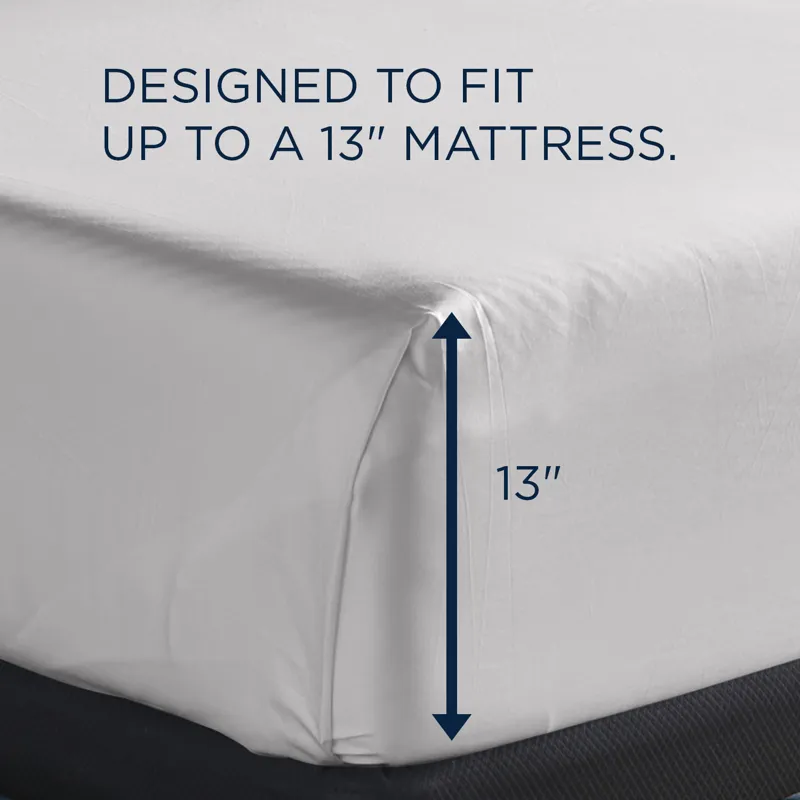 Linens TEMPUR Luxe Egyptian Cotton Sheet Set White