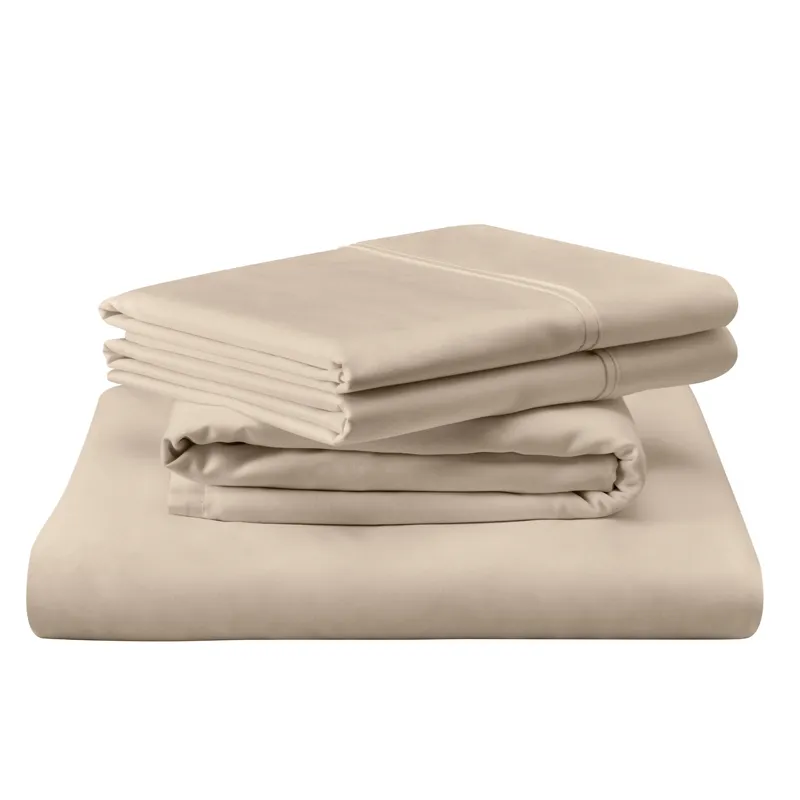 Linens TEMPUR Luxe Egyptian Cotton Sheet Set Sandstone