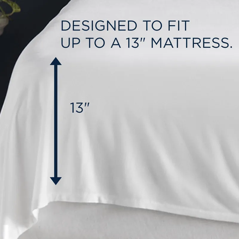 Linens TEMPUR Rayon from Bamboo Sheet Set White