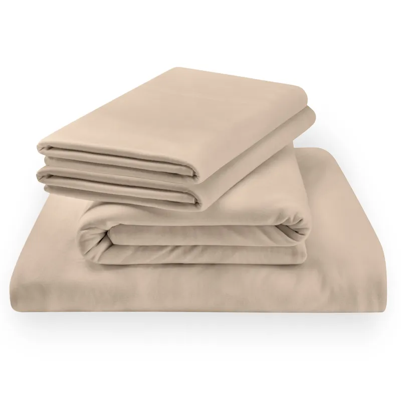 Linens TEMPUR Rayon from Bamboo Sheet Set Sandstone