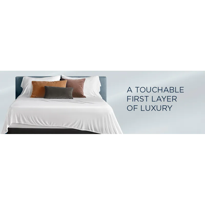 Linens TEMPUR Rayon from Bamboo Sheet Set Sleepy Blue