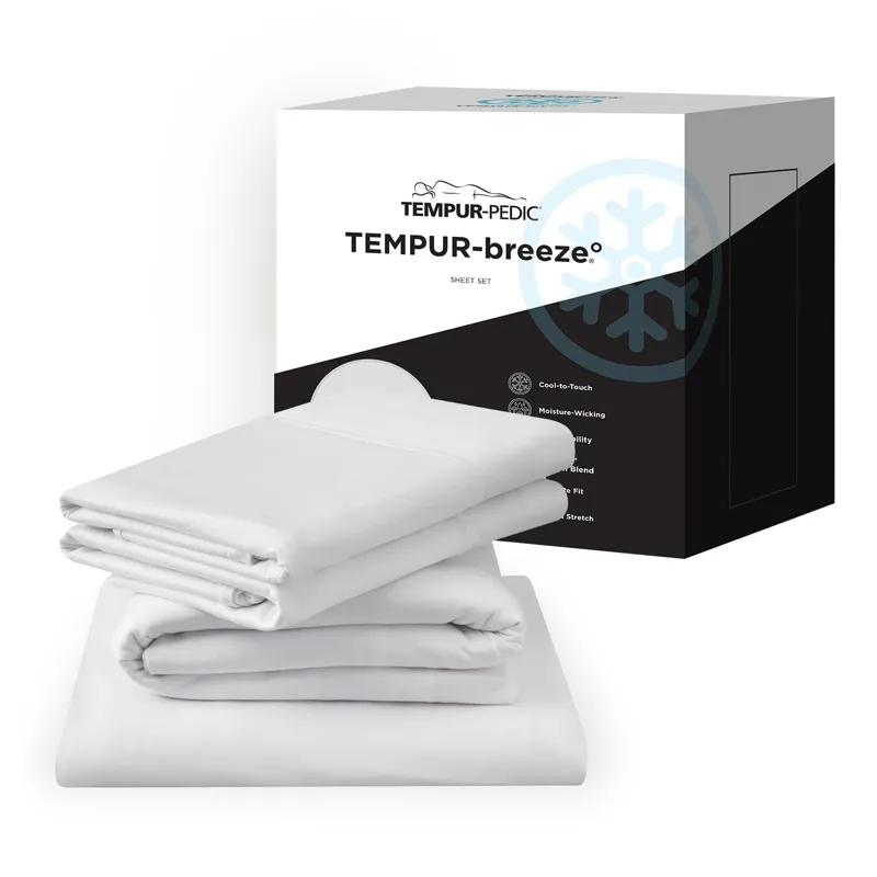 Linens TEMPUR breeze cooling Sheet Set White