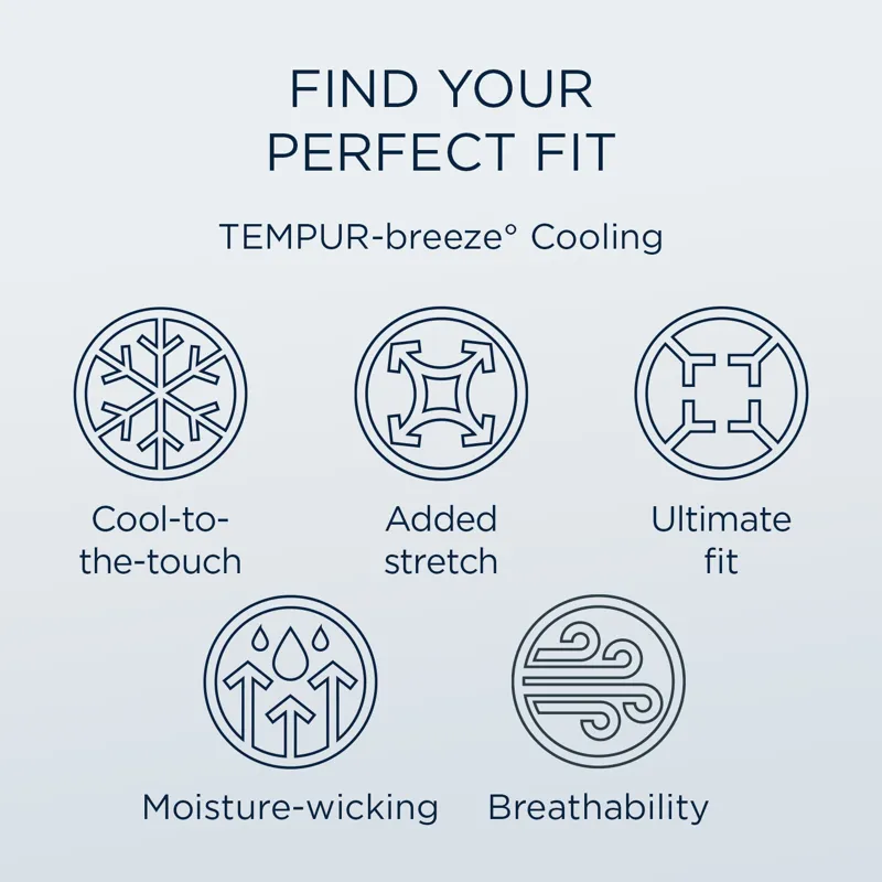 Linens TEMPUR breeze cooling Sheet Set White