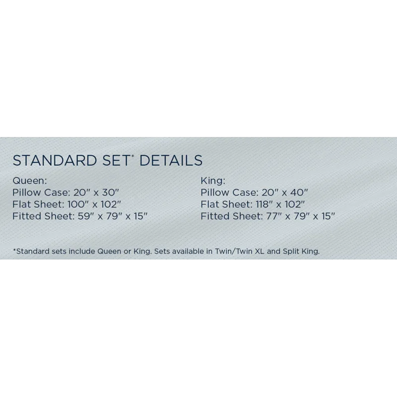 Linens TEMPUR ProAir Sheet Set White