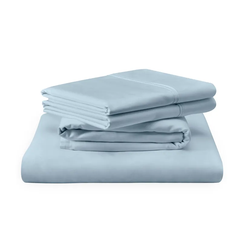 Linens TEMPUR Luxe Egyptian Cotton Pillowcase Set  Sleepy Blue