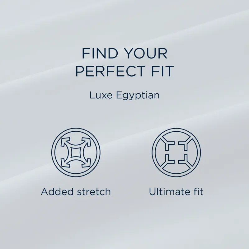 Linens TEMPUR Luxe Egyptian Cotton Pillowcase Set  Silver Mist