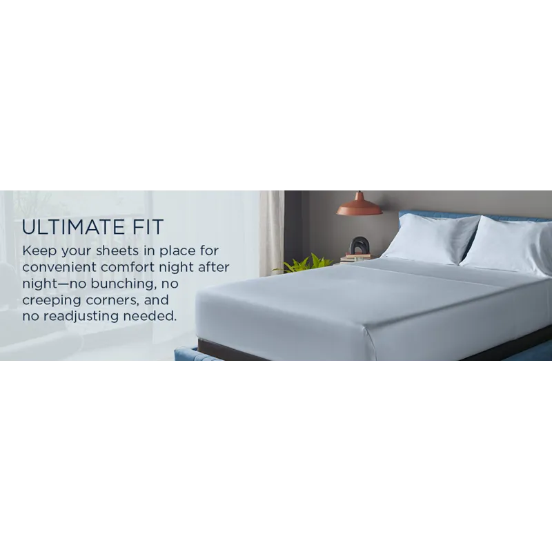 Linens TEMPUR Luxe Egyptian Cotton Pillowcase Set  Cool Gray