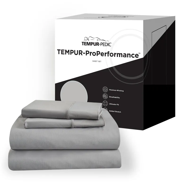 Linens Tempur-Pedic ProPerformance Pillowcase Set - Graphite