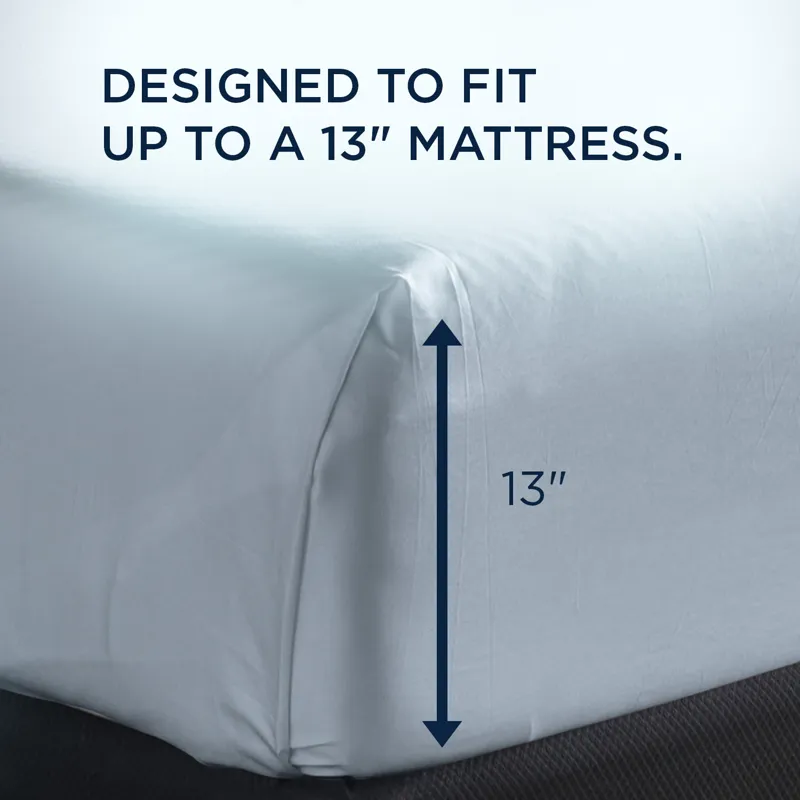 Linens Tempur-Pedic Breeze Pillowcase Set - Sleepy Blue