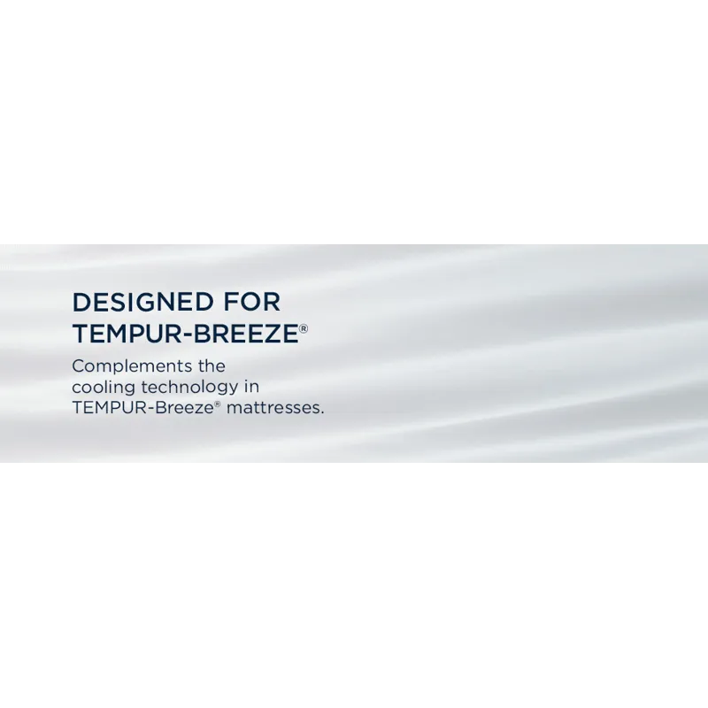 Linens Tempur-Pedic Breeze Pillowcase Set - Sleepy Blue