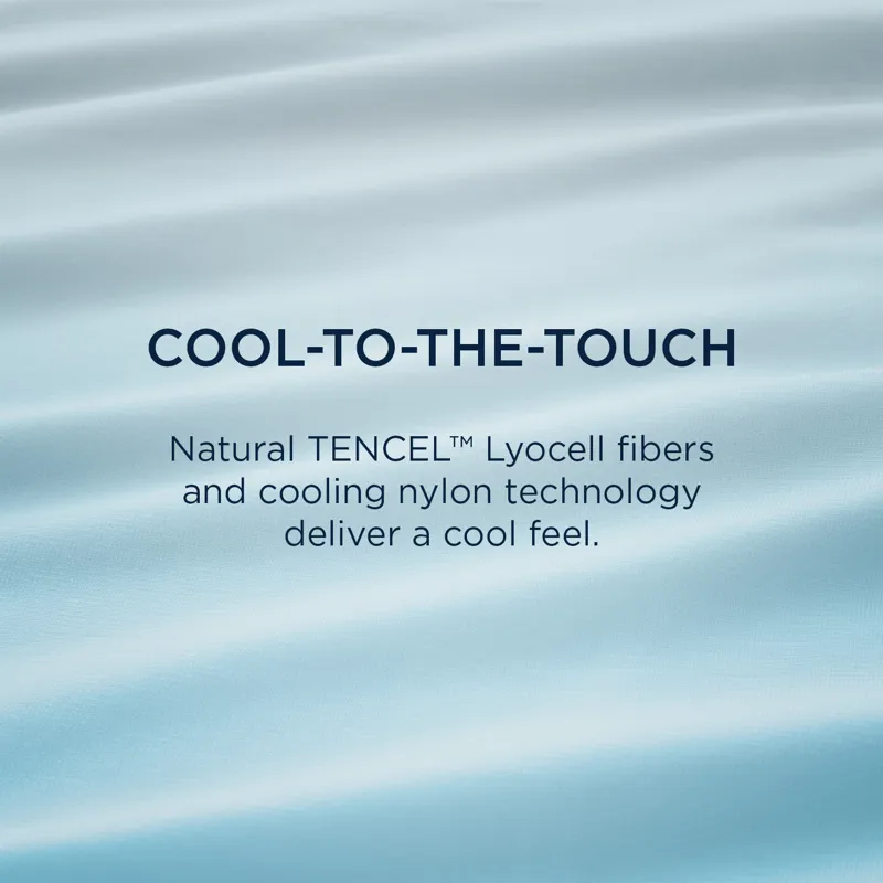 Linens Tempur-Pedic Breeze Pillowcase Set - Sleepy Blue