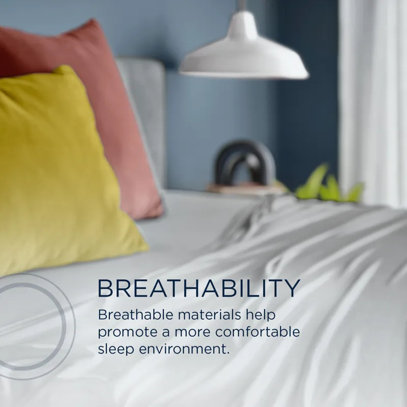 Linens Tempur-Pedic Breeze Pillowcase Set - Graphite