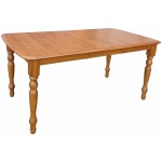 Laminated Dining Leg Table w/18