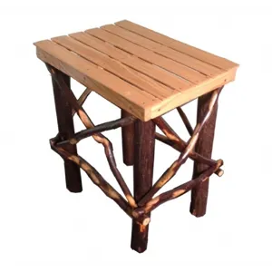 Amish Side Table - Oak / Hickory