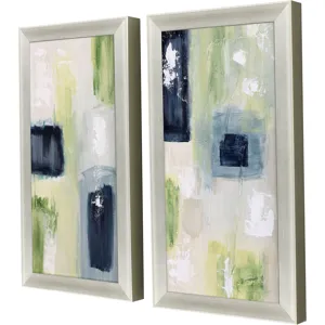 Azul Jardin II S/2 Canvas