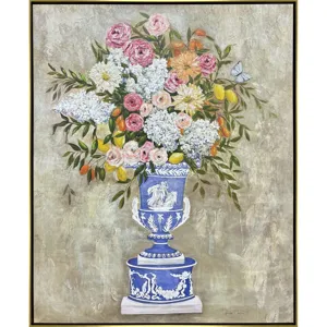 Arrangement in Blue Canvas