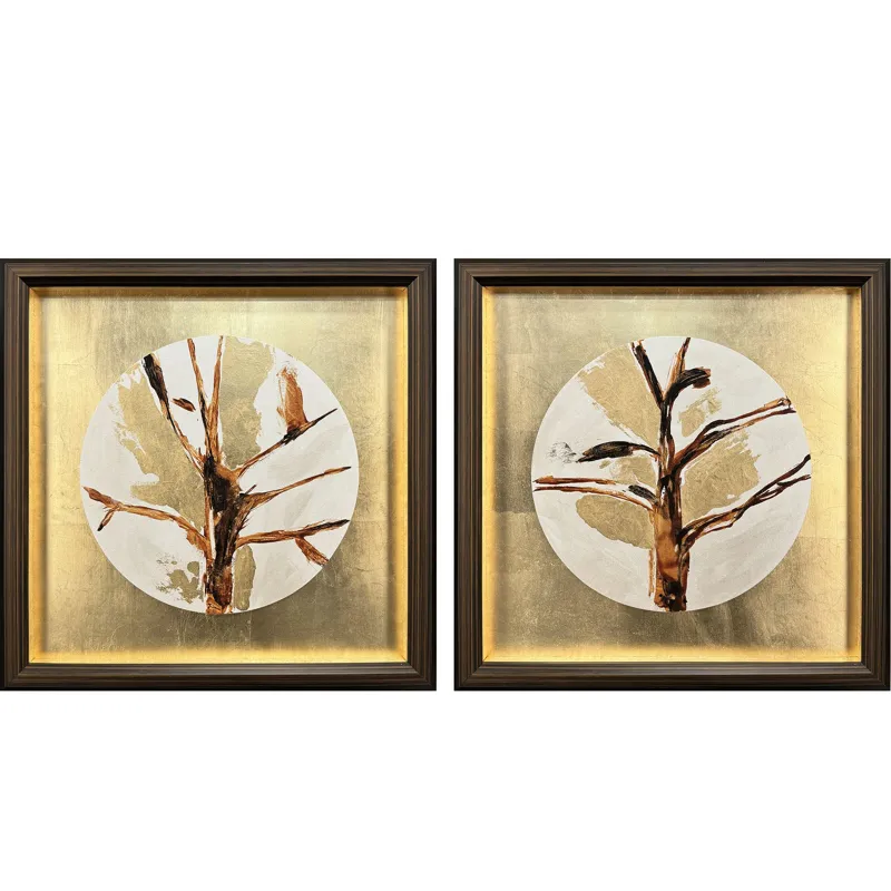 Golden Solstice II S/2 Canvas