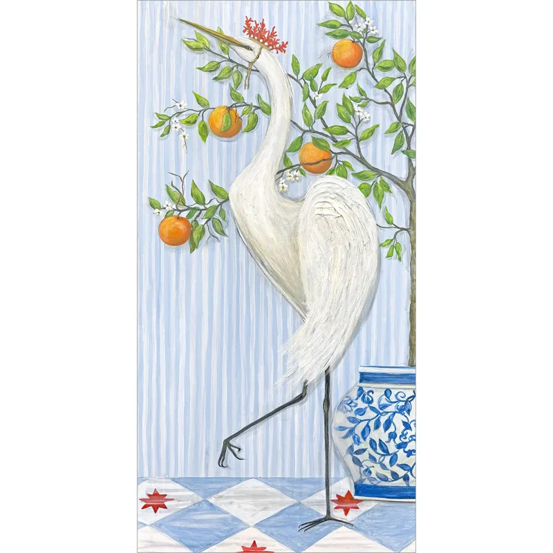 Crowned Crane II Wall Sculpture