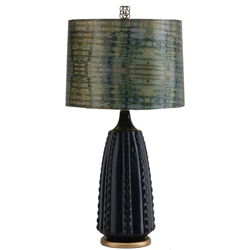 Indigo Fire Lamp Lamp