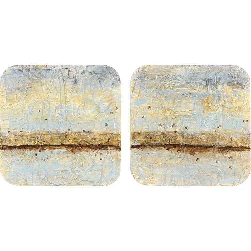 Coastal Horizon I S/2 Wall Sculpture