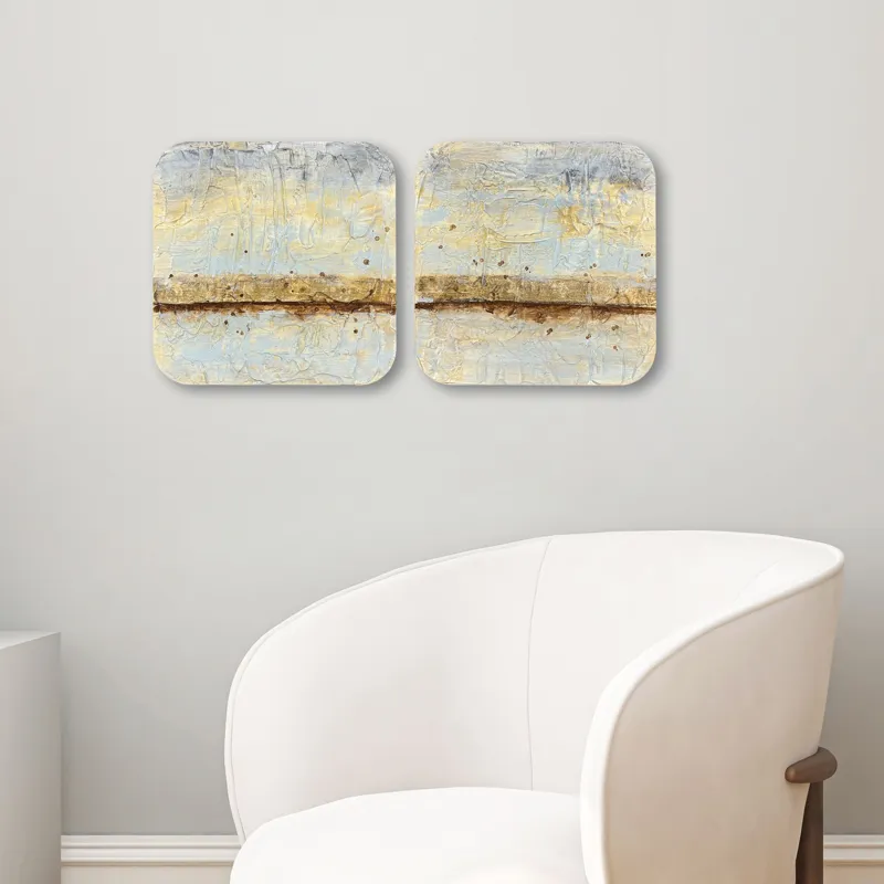 Coastal Horizon I S/2 Wall Sculpture