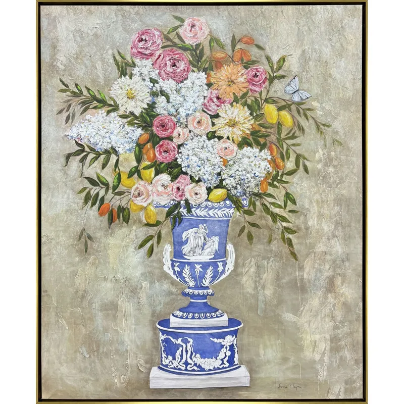 Arrangement in Blue Canvas