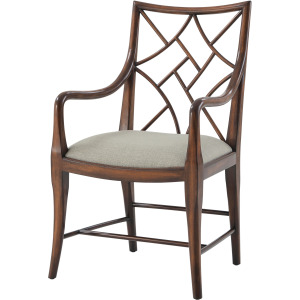 Indochine A Delicate Trellis Armchair