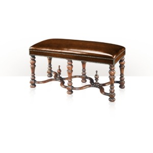 A hand carved window seat / bench  Seating