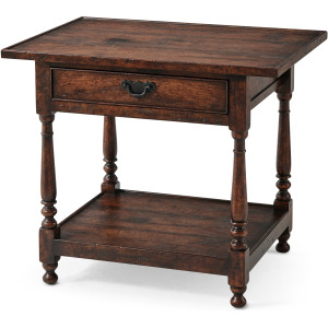 Althorp Victory Oak Butler's Side Table