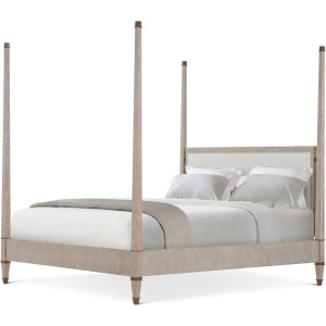 Marlborough by Alexa Hampton Markos Upholstered Poster Bed - California King