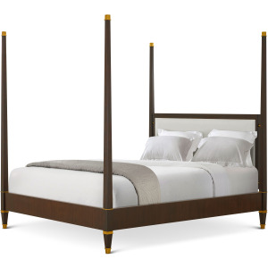 Marlborough by Alexa Hampton Markos Upholstered Poster Bed - California King