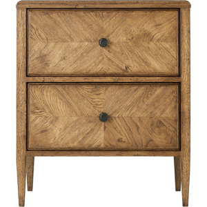 Nova Two Drawers Nightstand - Dawn