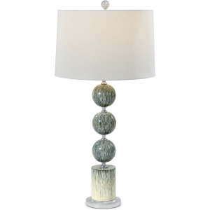 TA Illuminations Panos Pearl Table Lamp
