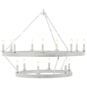 TA Illuminations Simon Grande Stack Chandelier