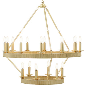 TA Illuminations Simon Media Stack Chandelier
