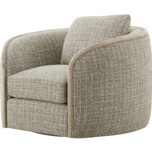 Seated Toulon Latte Swivel Chair