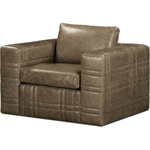 Seated Delray Toffee Accent Chair