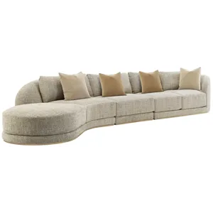 Seated Menton Latte LAF Chaise