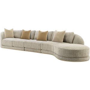 Seated Menton Latte RAF Chaise