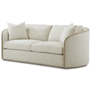 Seated Toulon Chalk Tweed Sofa