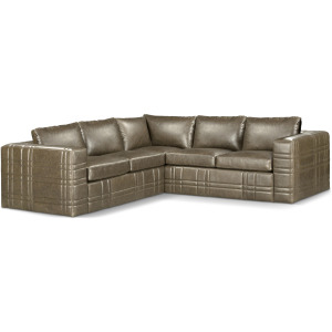 Seated Delray Toffee LAF Loveseat