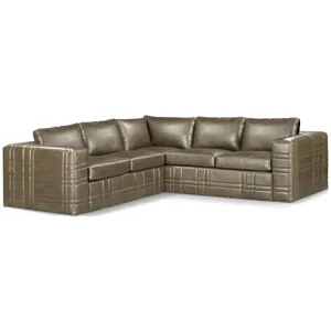 Seated Delray Toffee LAF Corner Sofa