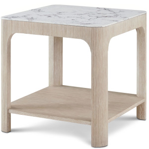 Horizon Square Quartz Side Table