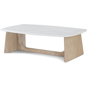 Repose Wooden Coffee Table Quartz Top