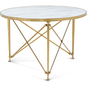 Spencer London Round Brass Center Table II