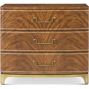 Spencer London Burl Nightstand