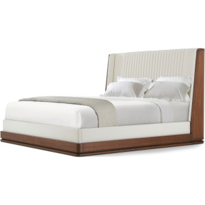 Spencer Coronet Coronet Walnut Channel Bed