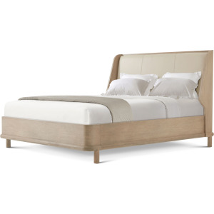 Repose Wooden With Upholstered Headboard Cali Bed - King