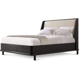 Repose Wooden With Upholstered Headboard Cali Bed - King